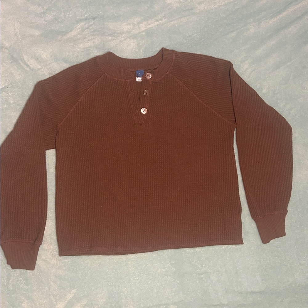 Old Navy Women's Brown Crewneck Sweater